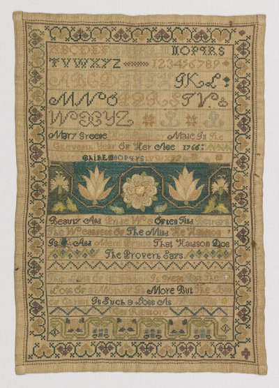 Sampler de American Mary Greene